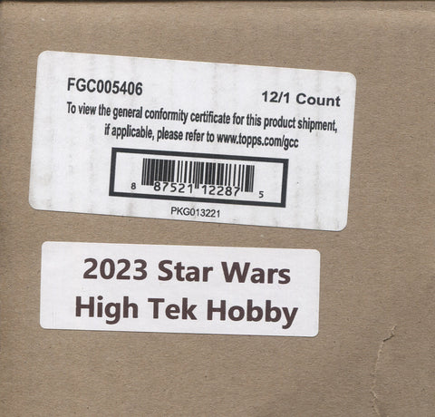 *JUST IN* 2023 Topps Star Wars High Tek Hobby, 12 Box Case