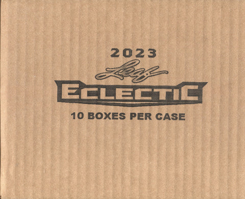 2023 Leaf Eclectic Football Hobby, 10 Box Case