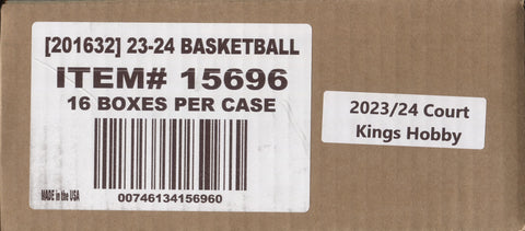 *NEW* 2023-24 Panini Court Kings Basketball Hobby, 16 Box Case