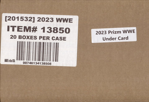 2023 Panini Prizm WWE Under Card, 20 Box Case