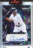 2023 Paul Molitor Leaf Vibrance BLUE AUTO 3/3 AUTOGRAPH #BA-PM1 Minnesota Twins HOF