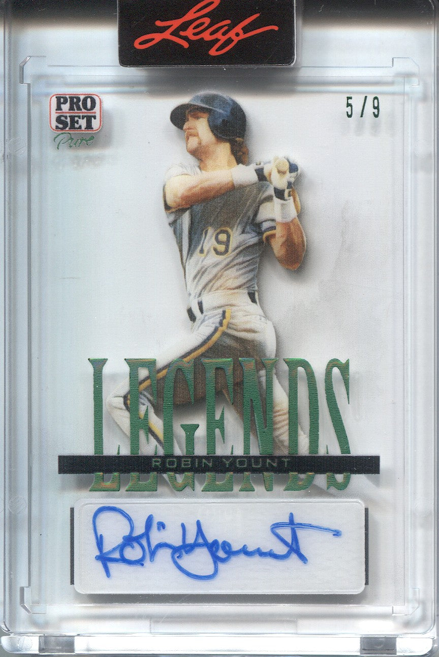 2023 Leaf Pro Set Pure Legends Autographs Magenta Spectrum #LRY1 Robin Yount  PSA 10 on Goldin Marketplace