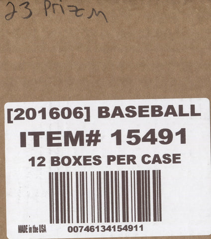 2023 Panini Prizm Baseball Hobby, 12 Box Case