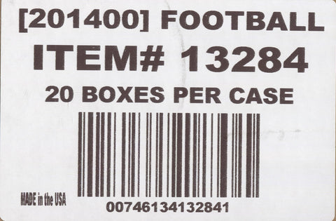 2022 Panini One Football Hobby, 20 Box Case