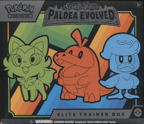 Pokemon Scarlet & Violet Paldea Evolved, Elite Trainer Box