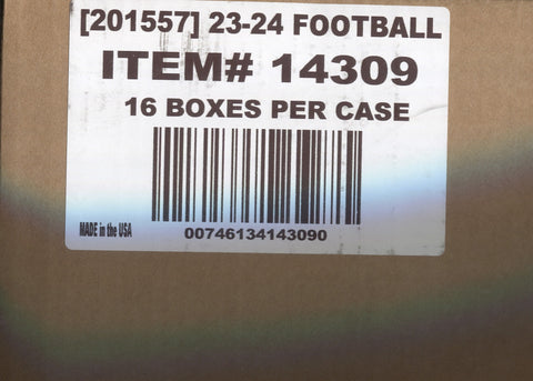 2023 Panini Phoenix Football Hobby, 16 Box Case