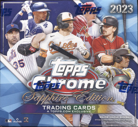2023 Topps Chrome Baseball Sapphire Edition, Box