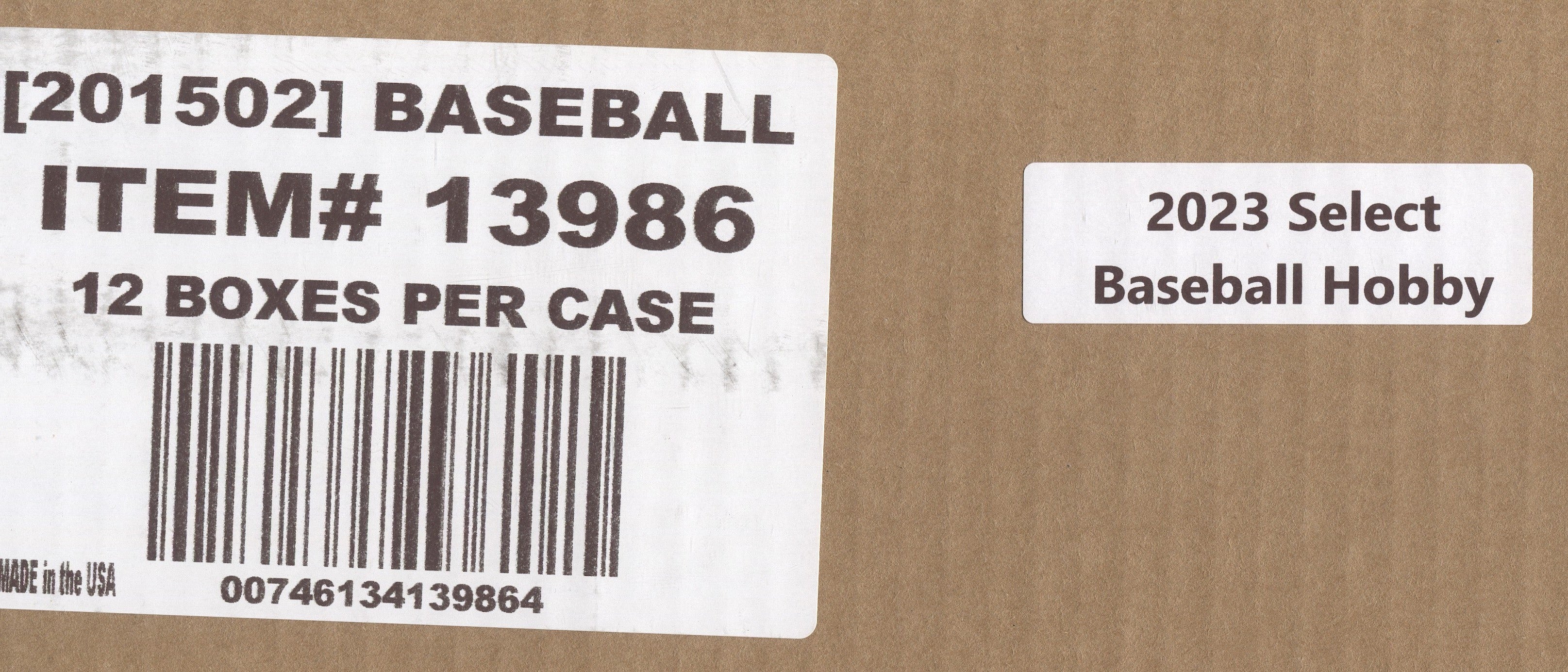 2023 Select Baseball Hobby Box