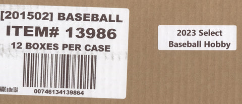 2023 Panini Select Baseball Hobby, 12 Box Case