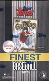 2023 Topps Finest Flashback Baseball Hobby, Box