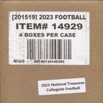 *LAST CASE* 2023 Panini National Treasures Collegiate Football Hobby, 4 Box Case