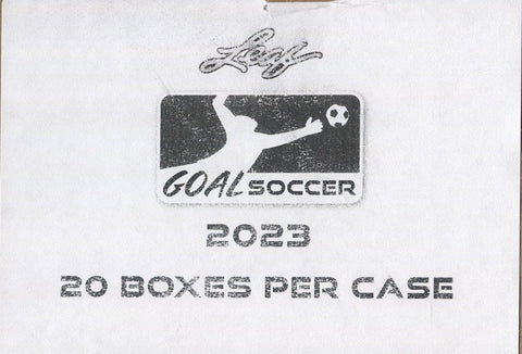2023 Leaf Goal Soccer Hobby, 20 Box Case