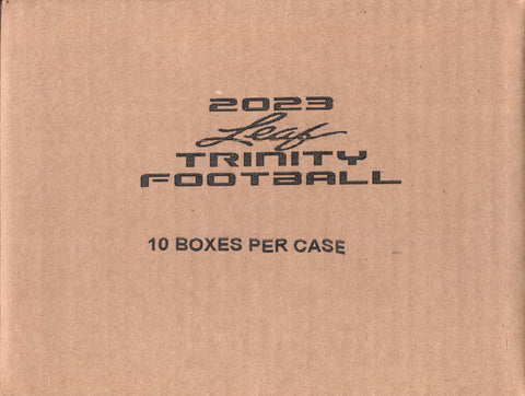 2023 Leaf Trinity Football Hobby, 10 Box Case