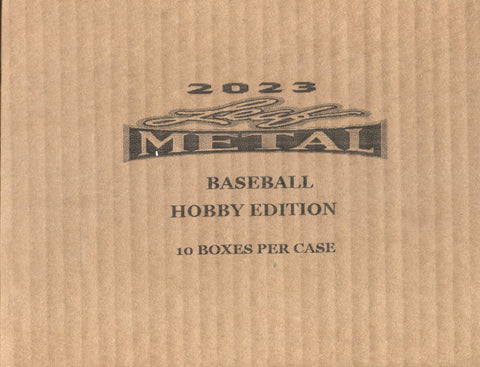 2023 Leaf Metal Baseball Hobby, 10 Box Case