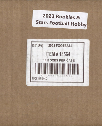 *LAST CASE* 2023 Panini Rookies & Stars Football Hobby, 14 Box Case