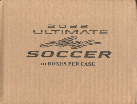 2022 Leaf Ultimate Soccer Hobby, 10 Box Case