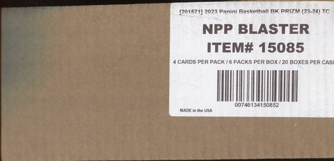 2023-24 Panini Prizm Basketball, 20 Blaster Box Case