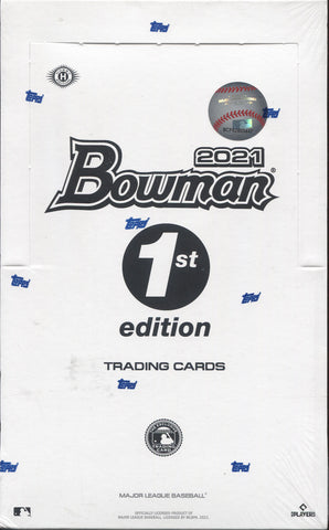*LAST BOX* 2021 Bowman 1st Edition Baseball, Box
