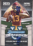 2023 Bowman University Chrome Football, 40 Blaster Box Case