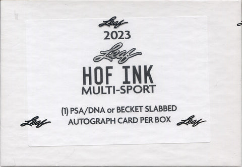 2023 Leaf Hall of Fame HOF Ink Multi-Sport, Box