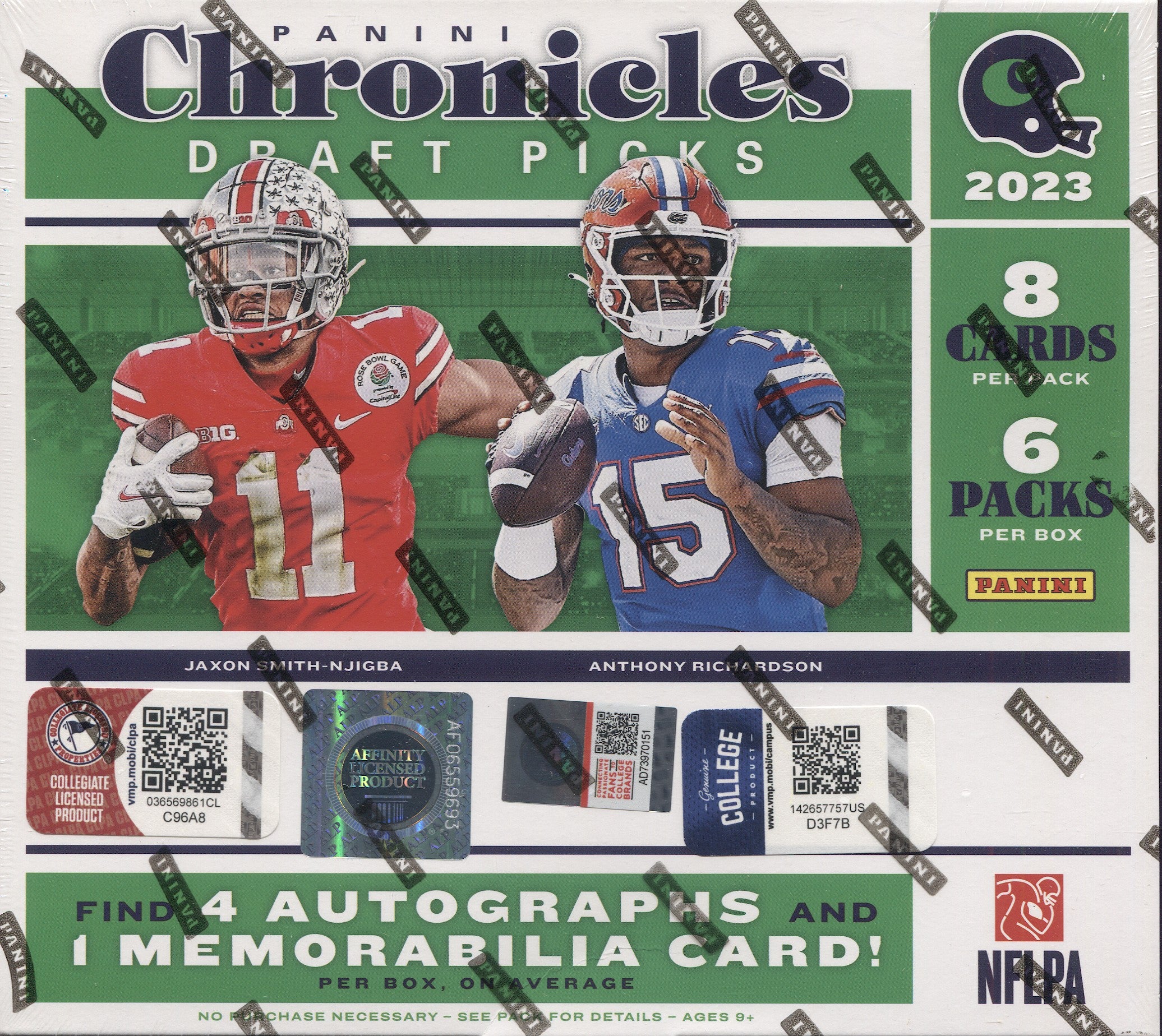 2021 Panini Chronicles Draft Picks Football Jumbo Value Pack