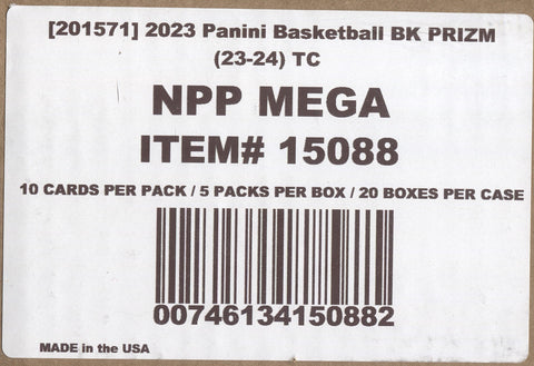 2023-24 Panini Prizm Basketball, 20 Mega Box Case (PINK ICE PRIZMS)