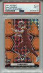 2022 Sam Howell Panini Mosaic ORANGE REACTIVE ROOKIE RC PSA 9 #274 Washington Commanders 7845