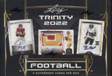 2022 Leaf Trinity Football Hobby, 10 Box Case