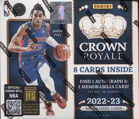 2022-23 Panini Crown Royale Basketball Hobby, Box