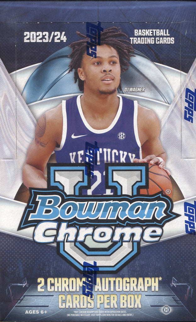 2023-24 Bowman University Chrome Basketball Hobby, 12 Box Case