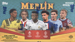 2022-23 Topps UEFA Club Competitions Merlin Chrome Soccer Hobby, 12 Box Case
