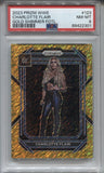 2023 Charlotte Flair Panini Prizm WWE FOTL GOLD SHIMMER 4/5 PSA 8 #123 Friday Night Smackdown 2301