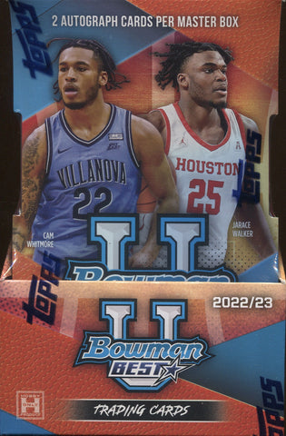 2022-23 Bowman University Best Basketball Hobby, Box