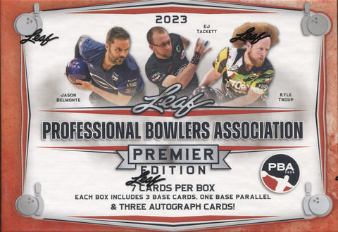 2023 Leaf PBA Bowling Premier Edition Hobby, Box