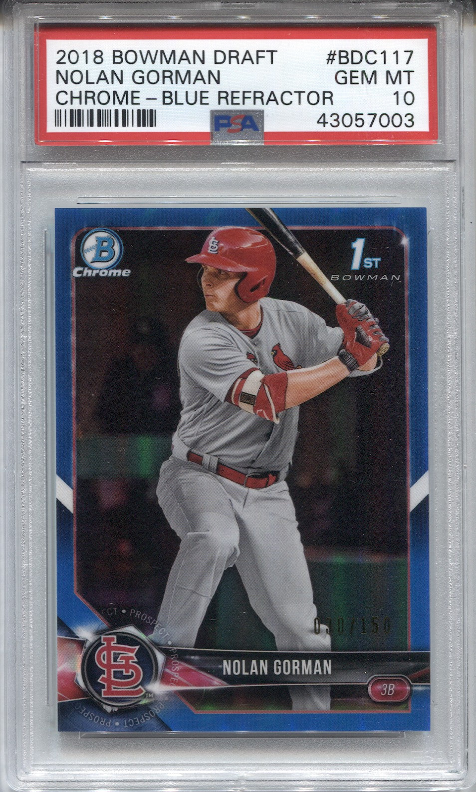 2013 Topps Finest 1 Mike Trout Angels RC Rookie PSA 10 Gem 