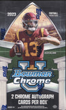 2023 Bowman University Chrome Hobby Football, 12 Box Case