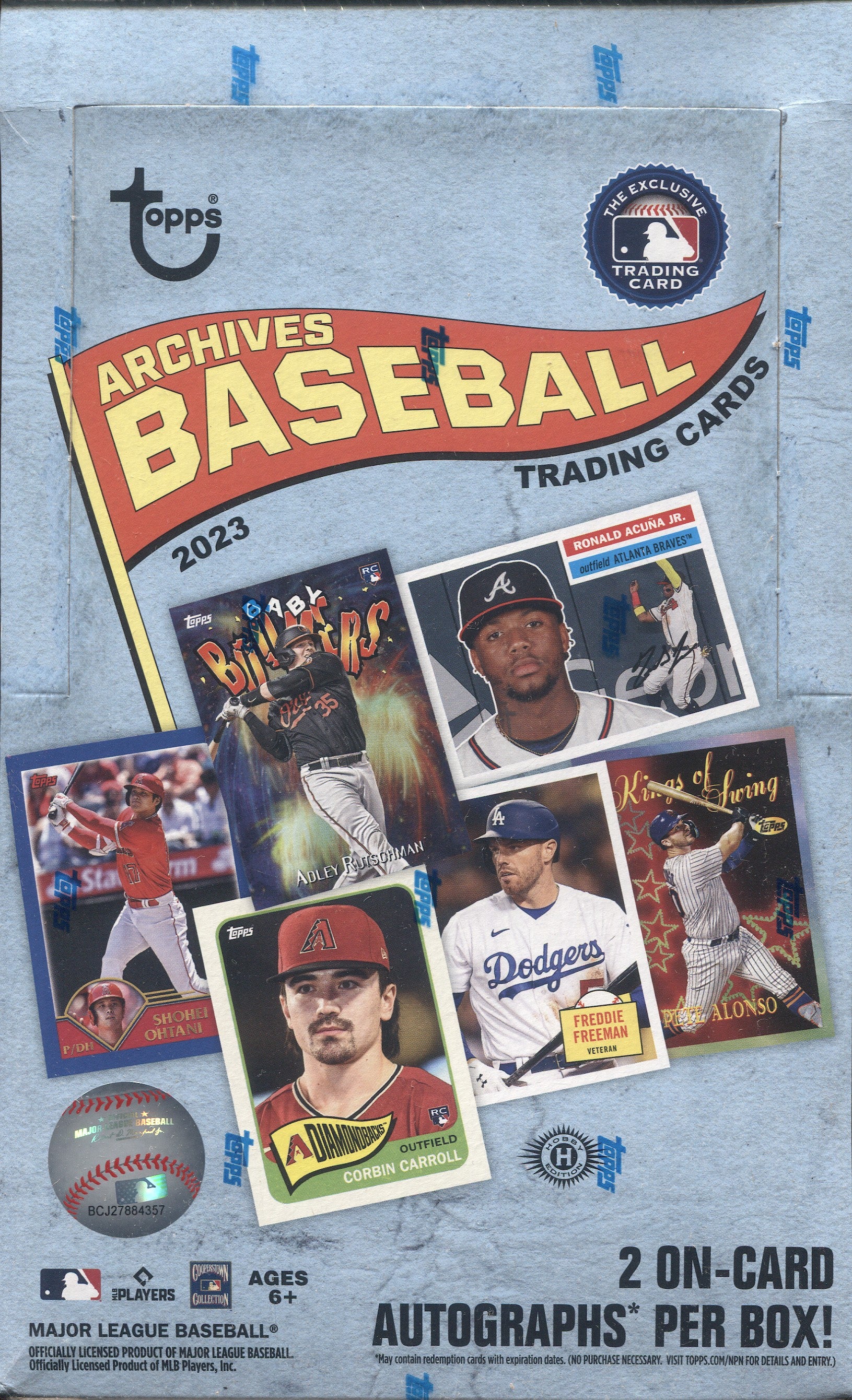 2023 Topps Archives Baseball Hobby, Box