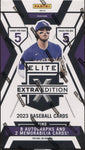 *LAST CASE* 2023 Panini Elite Extra Edition Baseball Hobby, 20 Box Case