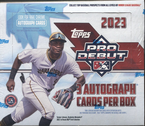 2023 Topps Pro Debut Baseball Jumbo, Box