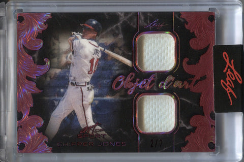 2022 Topps Series 2 Chipper Jones 1987 All Star Game Used Jersey Relic  Braves