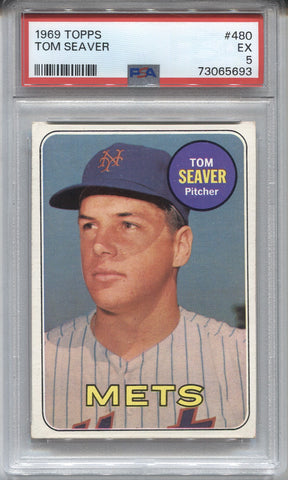 1969 Tom Seaver Topps PSA 5 #480 New York Mets HOF 5693