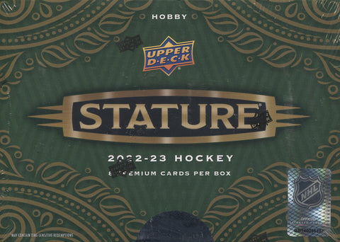 2022-23 Upper Deck Stature Hockey Hobby, Box