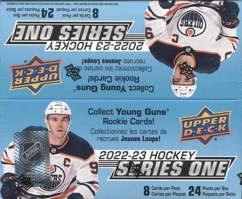 2022-23 Upper Deck Series 1 Hockey, Retail Box