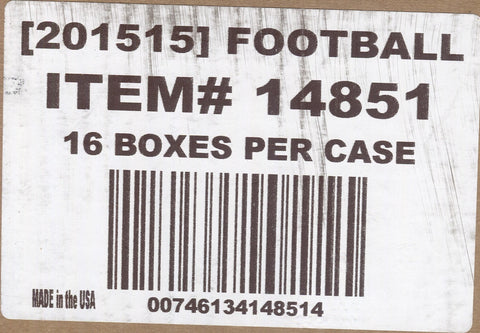2023 Panini Prizm Collegiate Draft Picks Football Hobby, 16 Box Case