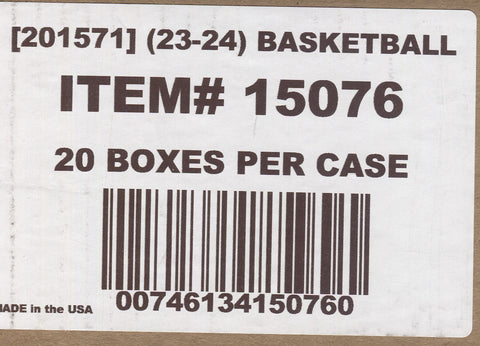 *NEW* 2023-24 Panini Prizm Basketball Fast Brk, 20 Box Case