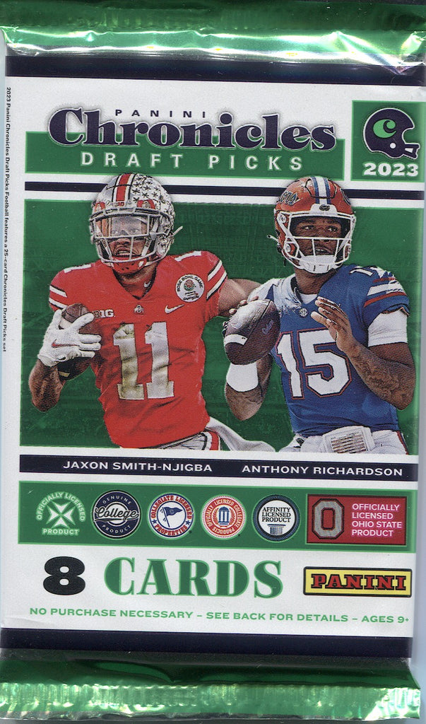 Brief Box Break: 2023 Chronicles Draft Picks Football Hobby