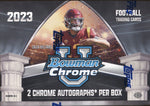 2023 Bowman University Chrome Football Brker Delight, 12 Box Case