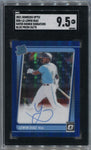 2021 Lewin Diaz Donruss Optic RATED ROOKIE BLUE AUTO 34/75 AUTOGRAPH RC SGC 9.5 #RRS-LD Miami Marlins 4831