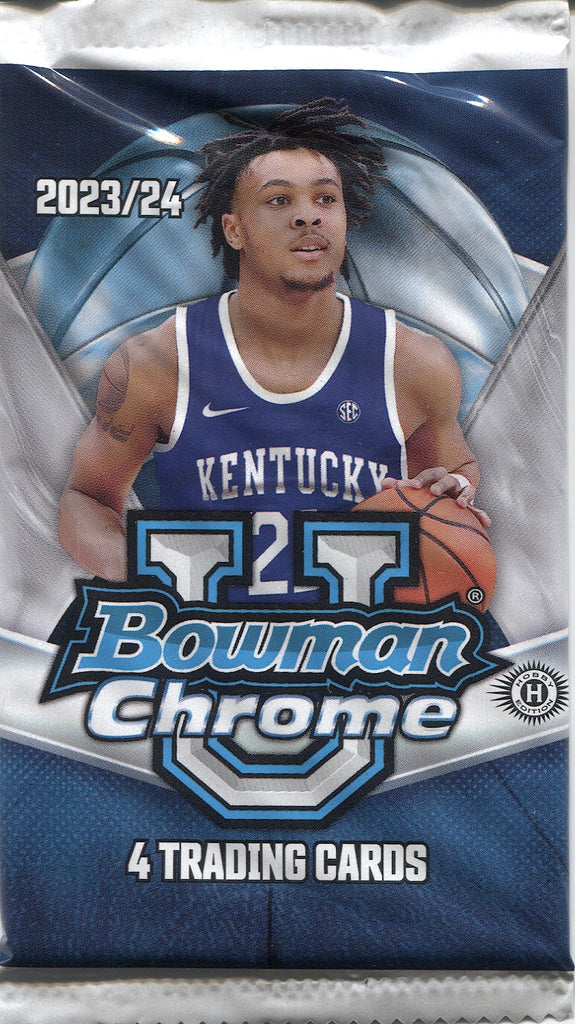 2023-24 Bowman University Chrome Basketball Hobby, Pack