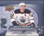 2021-22 Upper Deck Credentials Hobby Hockey, Box